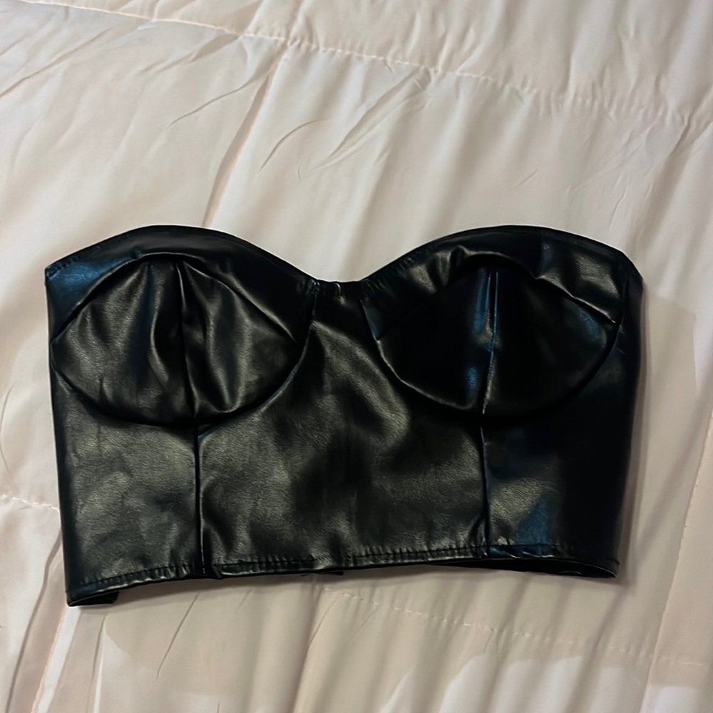 Strapless corset top
